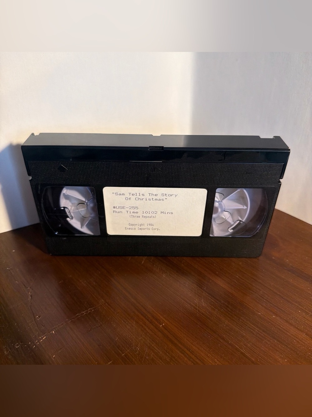 1986 Precious Moments Black VHS Tape “
Sam tells the story of Christmas“